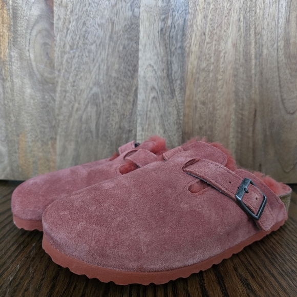 Birkenstock Shoes - Birkenstock Boston Genuine Shearling Lined Clog EU 36